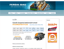 Tablet Screenshot of ferda-bau.sk